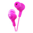 JVC Gumy Plus Wired Inner-Ear Earbuds with 3.5-mm Connector, HA-FX5, Pink