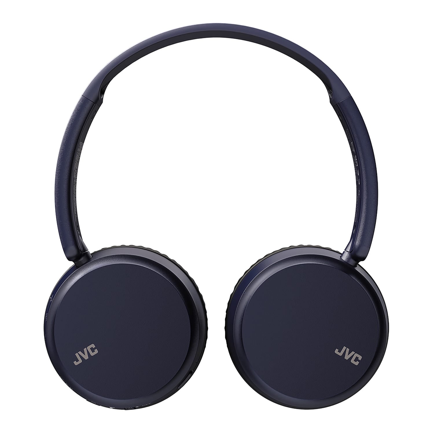 JVC Bluetooth Folding On-Ear Headphones with Mic, Deep Bass, up to 35 Hours Play Time, HA-S36W, Blue