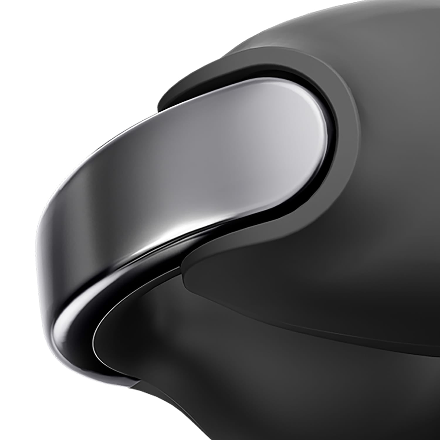 JVC Nearphones TWS Bluetooth Open-Ear Earcuff Earbuds with Mic and Charging Case, up to 24 Hours Play Time, IPX4 Waterproof, HA-NP1T, Black