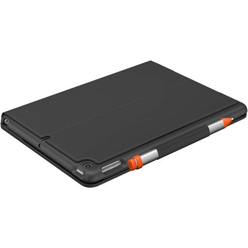 Logitech Slim Folio Keyboard Case for Apple iPad 7th and 8th Generation Graphite - Seller Refurbished