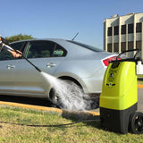 Koblenz 2000-PSI Electric Pressure Washer with 8-Gal. Water Tank and 35-Ft. Cord, HLT-380 V Green and Black