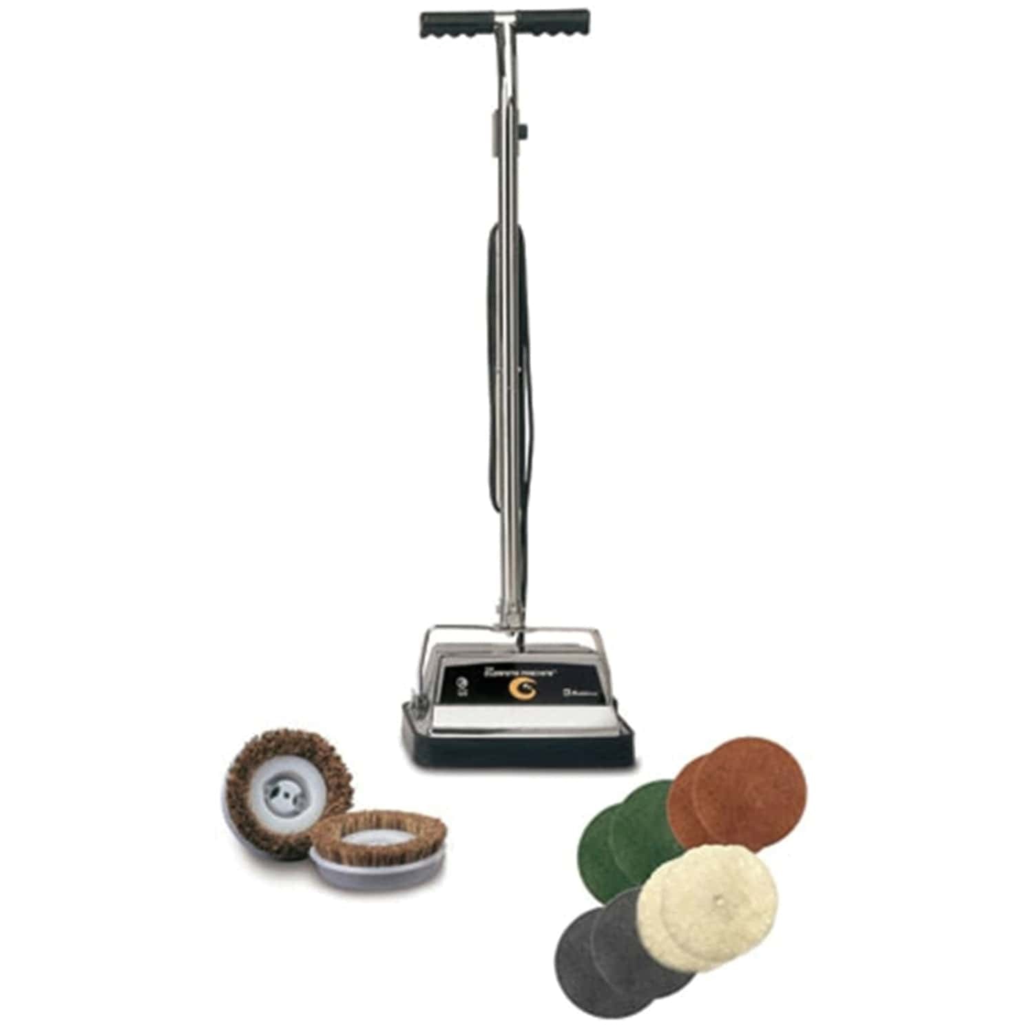 Koblenz The Cleaning Machine 12-In. Floor Polisher/Buffer/Scrubber, P-1800, Gold and Gray