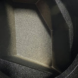 King Boxes AK-DG2-12 12-In. Double-Speaker Black Sprayed Enclosure for Dodge Ram 1500 Quad Cab 2002 through 2018