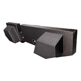 King Boxes AK-DG2-12 12-In. Double-Speaker Black Sprayed Enclosure for Dodge Ram 1500 Quad Cab 2002 through 2018