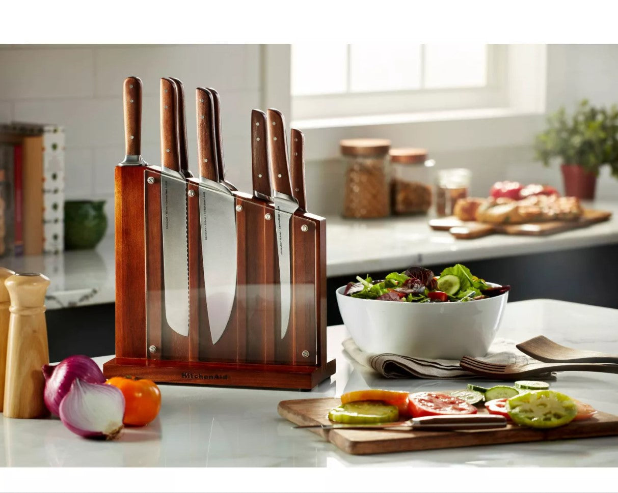 KitchenAid KKFWO11WN Architect Series Cutlery 11 Piece Knife Block Set