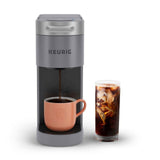 Keurig K-Slim + ICED Single Serve Coffee Maker, Hot & Cold Brewing, 3 Brew Sizes, 46oz Removable Reservoir, Gray - Open Box