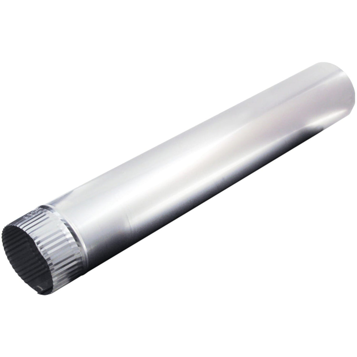 Deflecto 4-In. x 24-In. Rigid Aluminum Vent Pipe