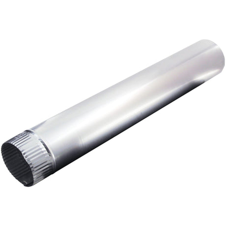 Deflecto 4-In. x 24-In. Rigid Aluminum Vent Pipe