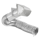 Lambro 4-In. x 8-Ft. UL 2158A Transition Duct Vent Kit