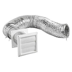 Lambro 4-In. x 8-Ft. UL 2158A Transition Duct Louvered Vent Kit