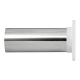 Lambro 4-In. Plastic Wall Exhaust Dryer Vent with Single Flap and 11-in. Pipe, White, 1422WTP-R