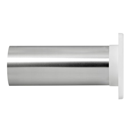 Lambro 4-In. Plastic Wall Exhaust Dryer Vent with Single Flap and 11-in. Pipe, White, 1422WTP-R