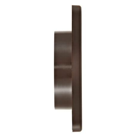 Lambro 4-In. Plastic Wall Exhaust Dryer Vent with 3 Louvers, 1423B, Brown