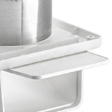 Lambro 4-In. White Plastic Under Eave Vent with Weather Damper and Tail Pipe