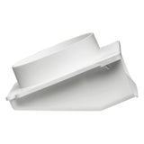 Lambro 4-In. Plastic Soffit Exhaust Dryer Vent with Damper, White, 143W