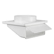 Lambro 6-In. Plastic Exhaust Soffit Bath Fan Vent with Damper, 146W, White
