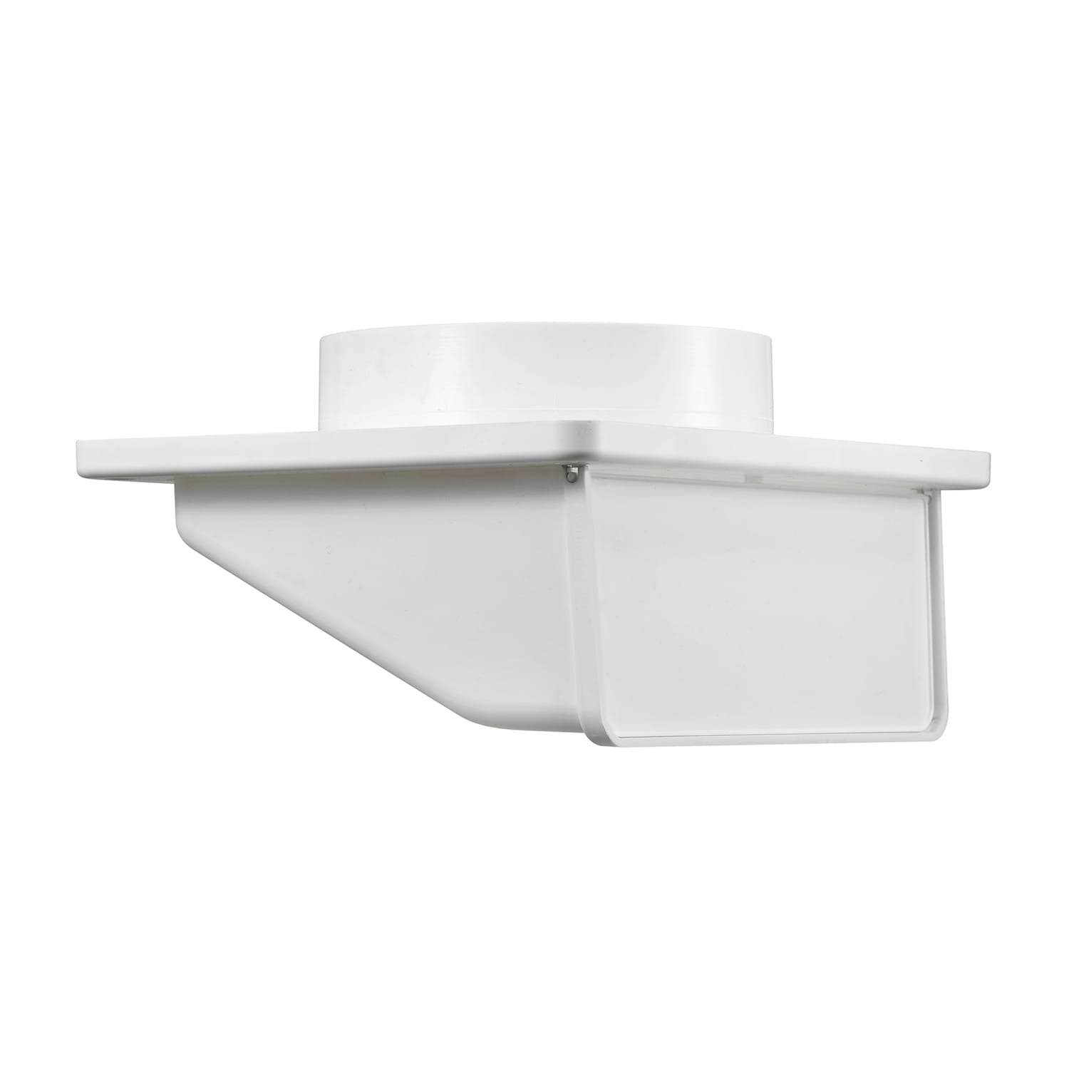 Lambro 6-In. Plastic Exhaust Soffit Bath Fan Vent with Damper, 146W, White