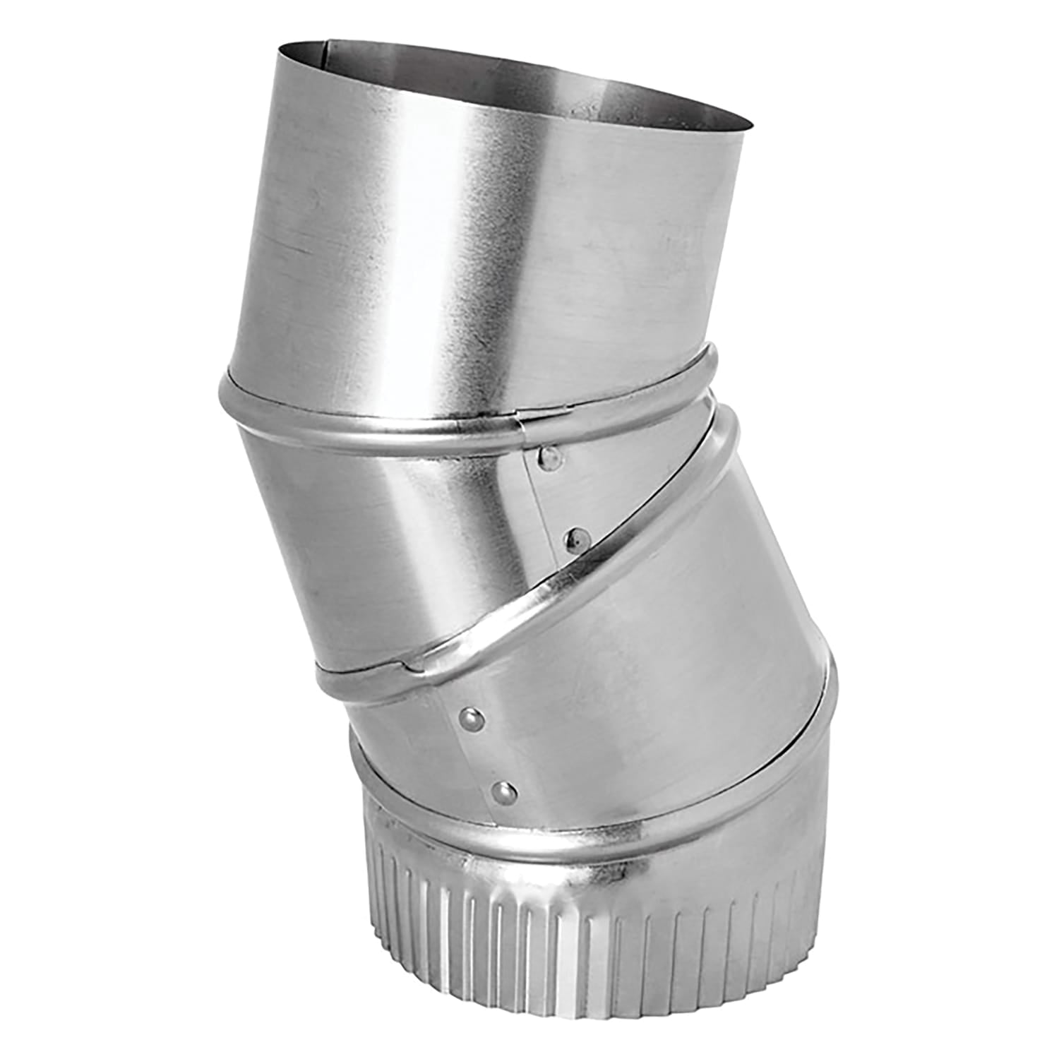 Lambro 4-In. 90° Aluminum Adjustable Elbow