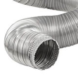 Lambro 6-In. x 8-Ft. T-LOCK UL 181 Class 0 HVAC Semi-Rigid Air Duct with 1 Crimped End and Double-Lock Design, 296FUL