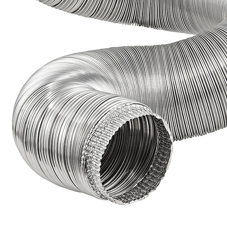 Lambro 6-In. x 8-Ft. T-LOCK UL 181 Class 0 HVAC Semi-Rigid Air Duct with 1 Crimped End and Double-Lock Design, 296FUL