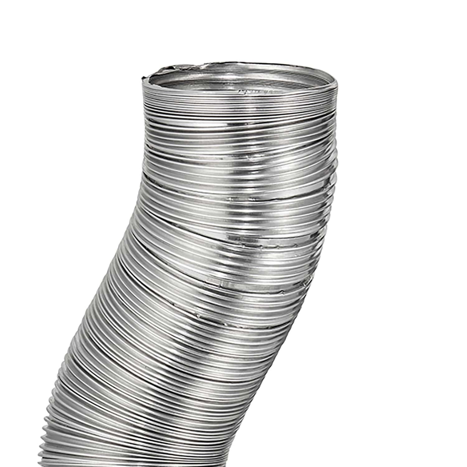 Lambro 6-In. x 8-Ft. T-LOCK UL 181 Class 0 HVAC Semi-Rigid Air Duct with 1 Crimped End and Double-Lock Design, 296FUL