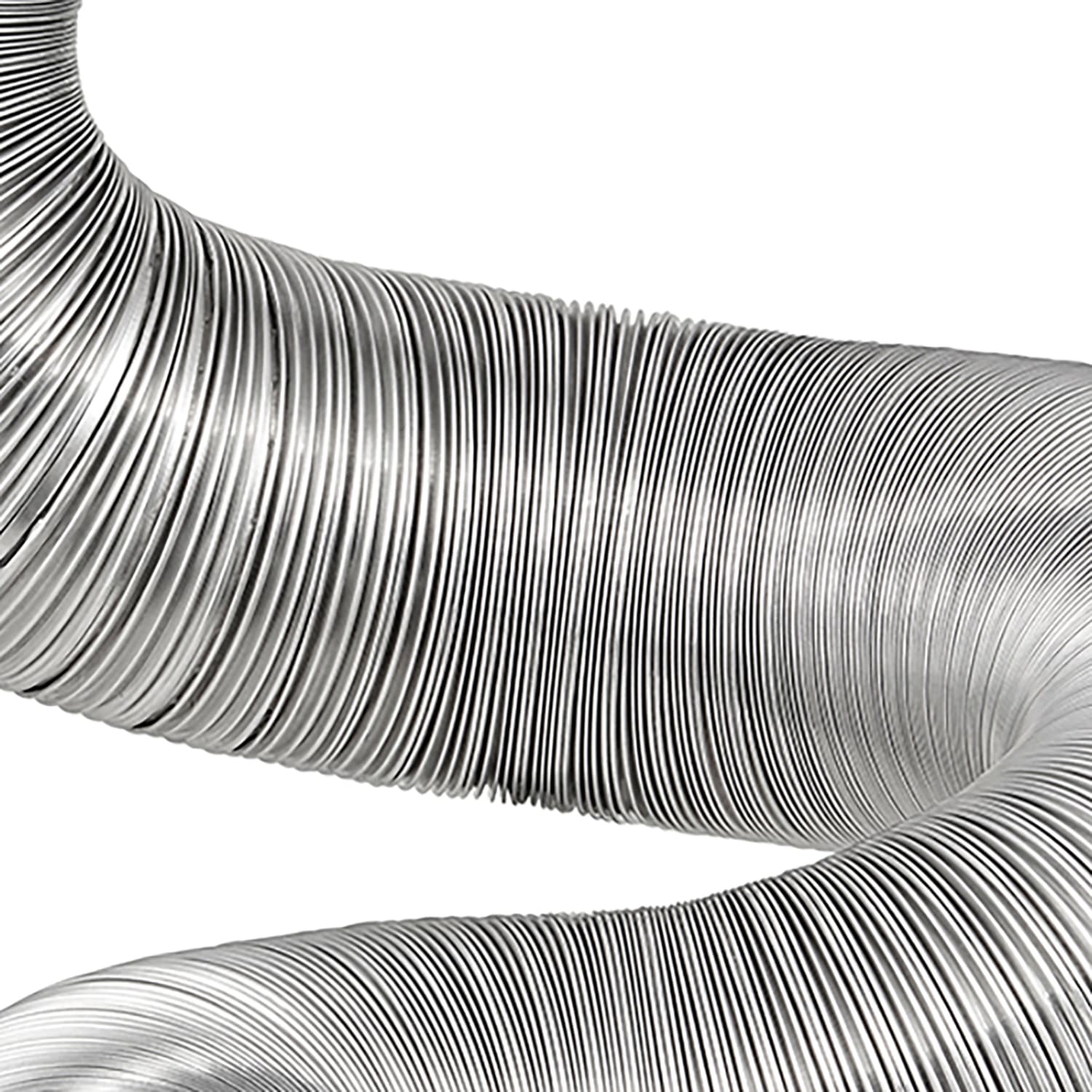 Lambro 6-In. x 8-Ft. T-LOCK UL 181 Class 0 HVAC Semi-Rigid Air Duct with 1 Crimped End and Double-Lock Design, 296FUL