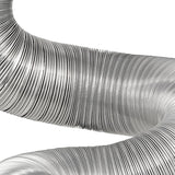 Lambro 6-In. x 8-Ft. T-LOCK UL 181 Class 0 HVAC Semi-Rigid Air Duct with 1 Crimped End and Double-Lock Design, 296FUL
