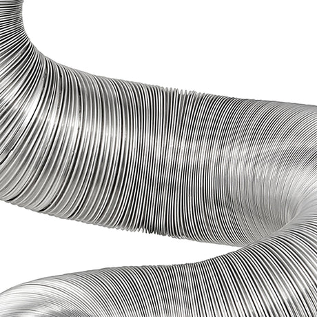 Lambro 6-In. x 8-Ft. T-LOCK UL 181 Class 0 HVAC Semi-Rigid Air Duct with 1 Crimped End and Double-Lock Design, 296FUL
