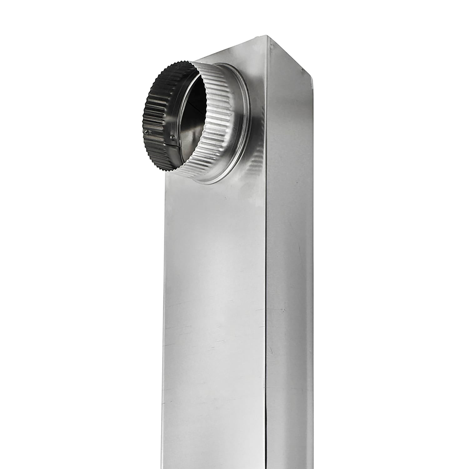 Lambro Periscope 90° Rectangular Aluminum Dryer Duct, 18-30 In.