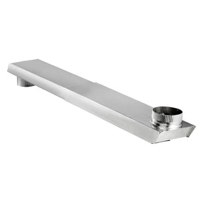 Lambro Periscope 90° Rectangular Aluminum Dryer Duct, 24-41 In.