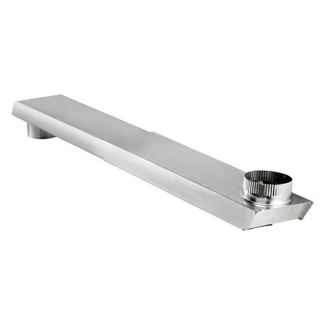 Lambro Periscope 90° Rectangular Aluminum Dryer Duct, 24-41 In.