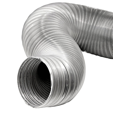 Lambro 8-Ft. Flexible Aluminum Semi-Rigid Double-Lock Air Duct, 3 In. Diameter