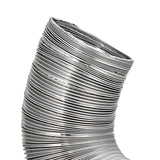 Lambro 8-Ft. Flexible Aluminum Semi-Rigid Double-Lock Air Duct, 3 In. Diameter