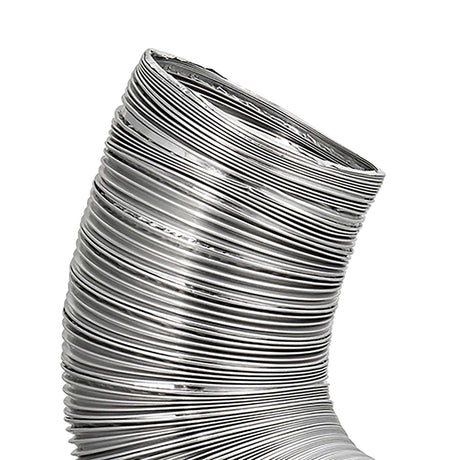 Lambro 8-Ft. Flexible Aluminum Semi-Rigid Double-Lock Air Duct, 3 In. Diameter
