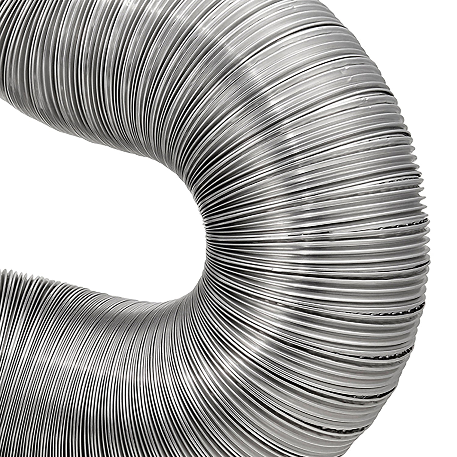 Lambro 8-Ft. Flexible Aluminum Semi-Rigid Double-Lock Air Duct, 3 In. Diameter