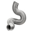 Lambro 8-Ft. Flexible Aluminum Semi-Rigid Double-Lock Air Duct, 4 In. Diameter