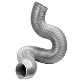 Lambro 8-Ft. Flexible Aluminum Semi-Rigid Double-Lock Air Duct, 6 In. Diameter