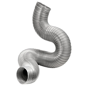 Lambro 8-Ft. Flexible Aluminum Semi-Rigid Double-Lock Air Duct, 6 In. Diameter