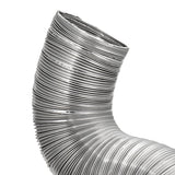 Lambro 8-Ft. Flexible Aluminum Semi-Rigid Double-Lock Air Duct, 6 In. Diameter