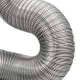 Lambro 8-Ft. Flexible Aluminum Semi-Rigid Double-Lock Air Duct, 6 In. Diameter