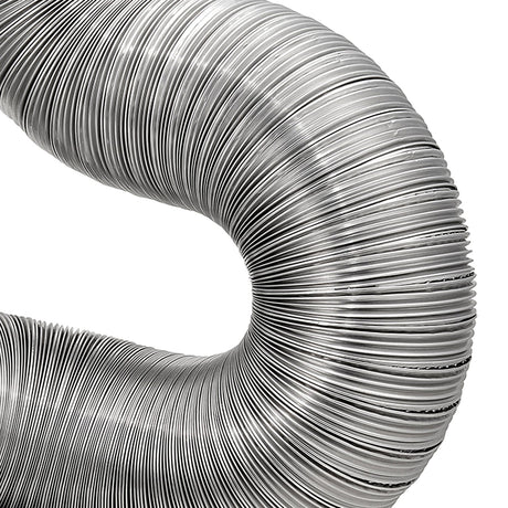 Lambro 8-Ft. Flexible Aluminum Semi-Rigid Double-Lock Air Duct, 6 In. Diameter