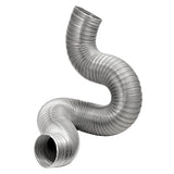 Lambro 8-Ft. Flexible Aluminum Semi-Rigid Double-Lock Air Duct, 8 In. Diameter