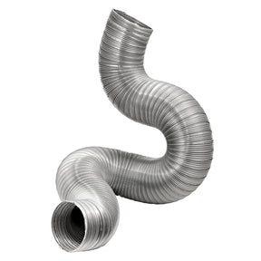 Lambro 8-Ft. Flexible Aluminum Semi-Rigid Double-Lock Air Duct, 8 In. Diameter