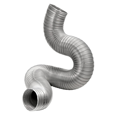 Lambro 8-Ft. Flexible Aluminum Semi-Rigid Double-Lock Air Duct, 8 In. Diameter
