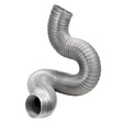 Lambro 8-Ft. Flexible Aluminum Semi-Rigid Double-Lock Air Duct, 10 In. Diameter