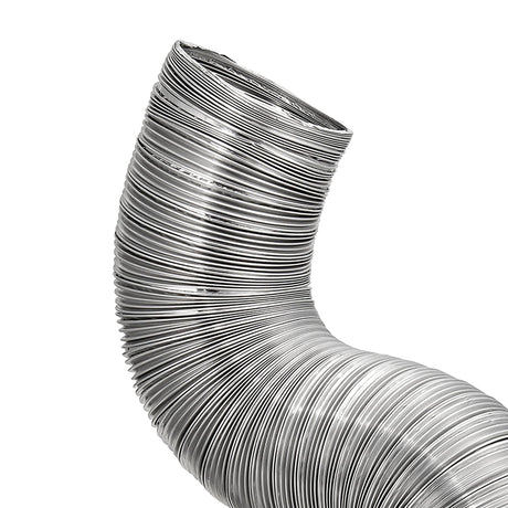 Lambro 8-Ft. Flexible Aluminum Semi-Rigid Double-Lock Air Duct, 10 In. Diameter