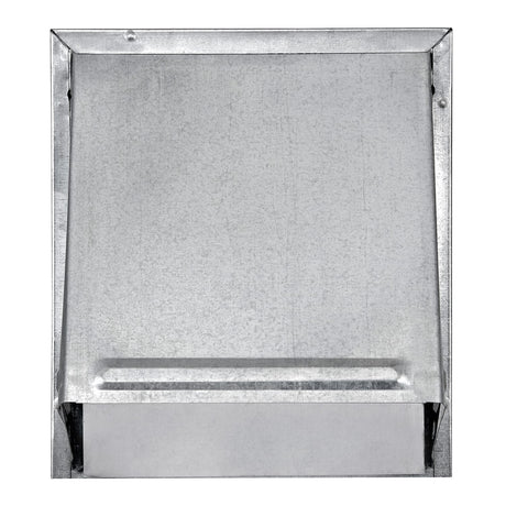 Lambro 6-In. 26-Gauge Galvanized Steel Exhaust Wall Hood Vent with Damper and 11-In. Pipe, 3460G-11