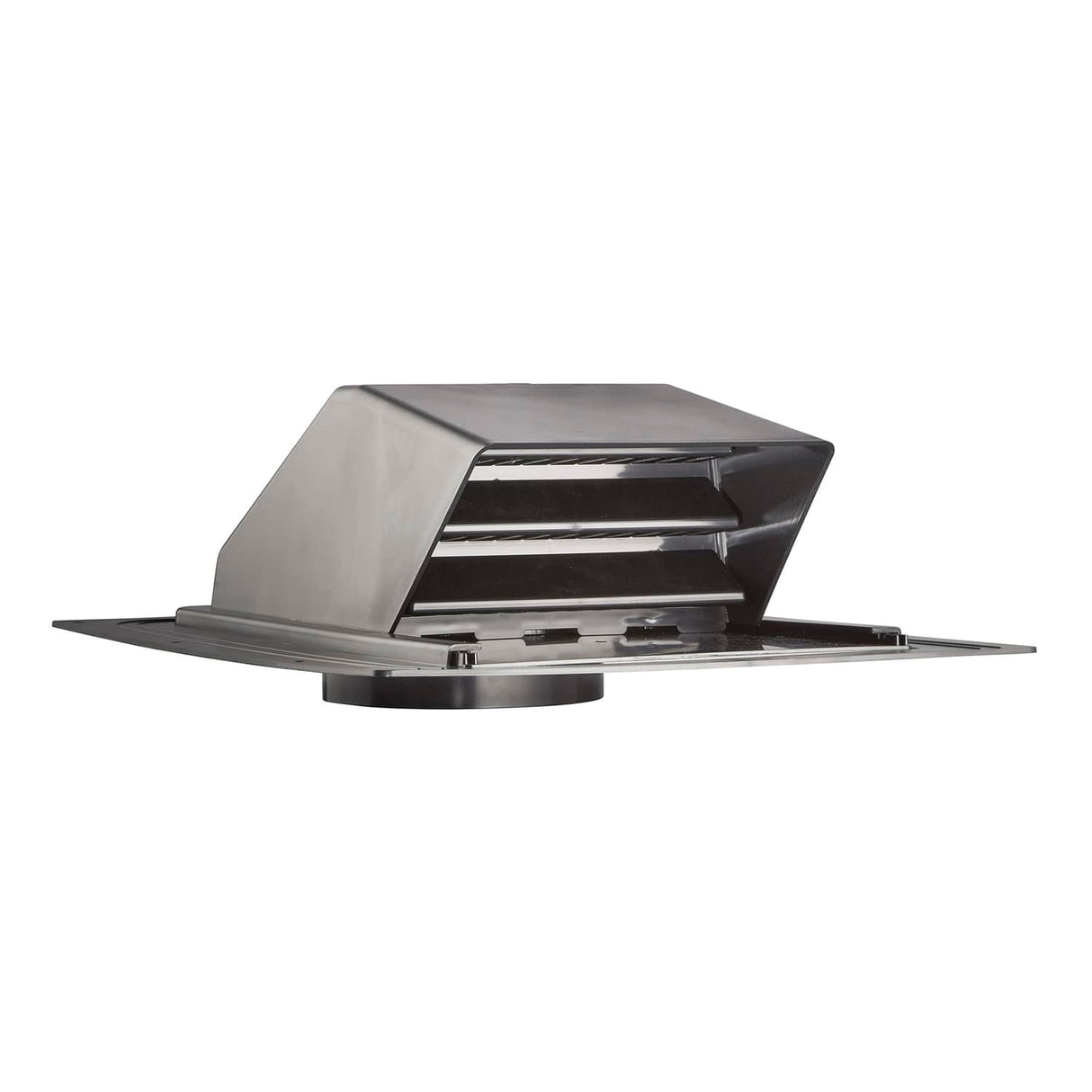 Lambro 6-In. ABS Plastic Roof Exhaust Vent with Damper, Screen, and Snap-on Collar, 356-6