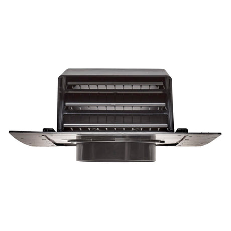 Lambro 6-In. ABS Plastic Roof Exhaust Vent with Damper, Screen, and Snap-on Collar, 356-6