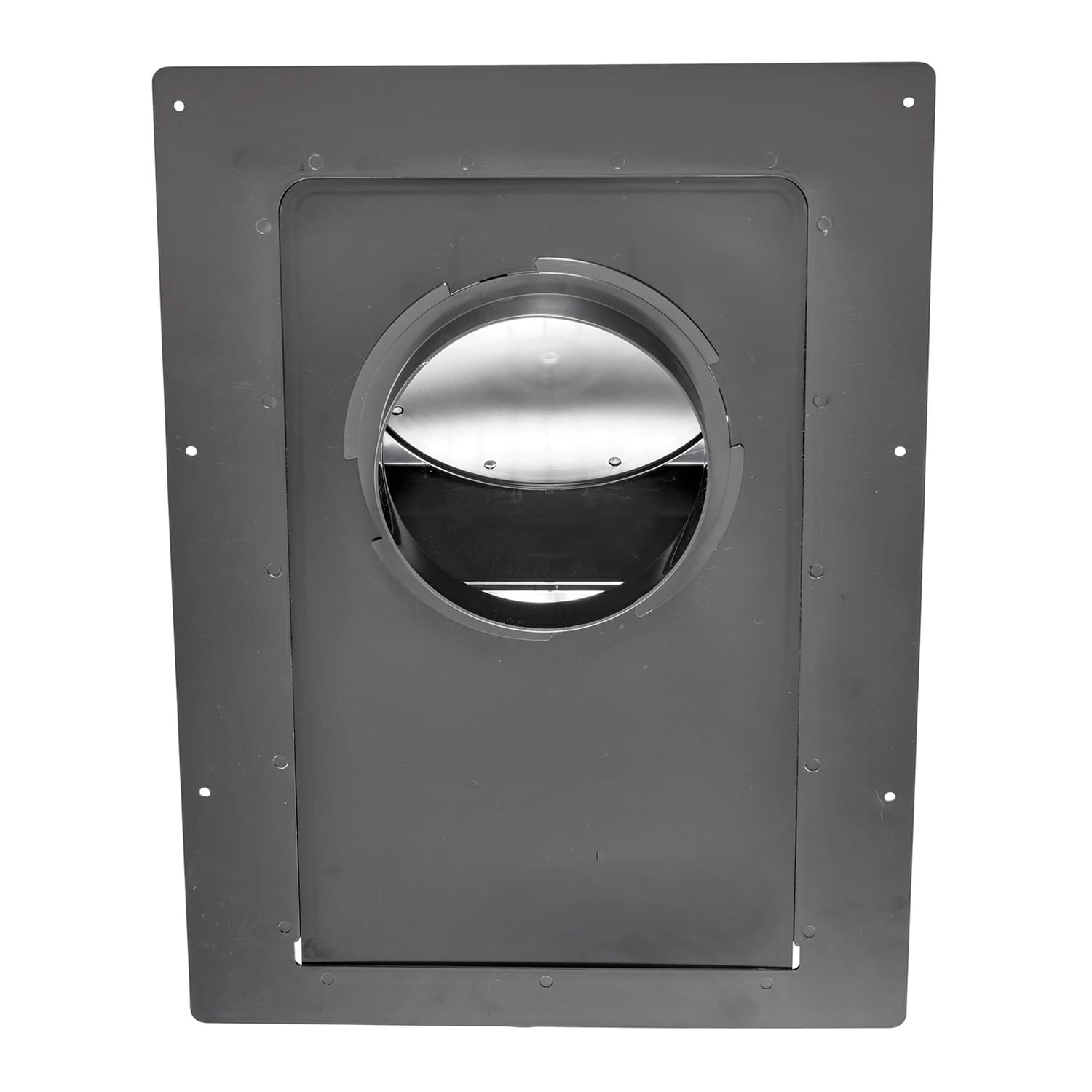 Lambro 6-In. ABS Plastic Roof Exhaust Vent with Damper, Screen, and Snap-on Collar, 356-6